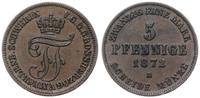 3 fenigi 1872 B, Hannover, AKS 106