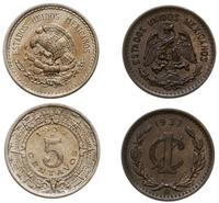 lot 2 monet 1937, 1 centavo oraz 5 centavos, brą