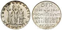 5 franków 1941, Berno, 650. rocznica - Konfedera