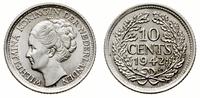 10 centów 1942, Filadelfia, srebro próby 640, ła