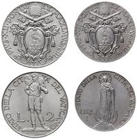 zestaw 2 monet 1941, Rzym, 1 lir oraz 2 liry, st