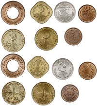 lot 7 monet, 1/4 rupii 1949, 1 pie 1951 i 1956, 