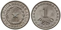 1 peso 1925, Le Locle, miedzionikiel, piękne, KM
