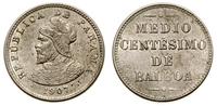 1/2 centesimo 1907, miedzionikiel, bardzo ładnie