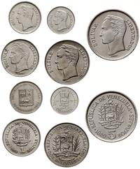 zestaw 5 monet, 25 centymów 1990, 50 centymów 19