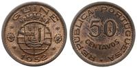 50 centavos 1952, brąz, piękne, KM 8