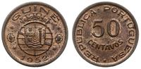 50 centavos 1952, brąz, piękne, KM 8