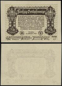 50 goldfenigów 26.10.1923, seria Cf, lewy górny 