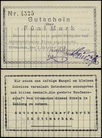 Śląsk, 5 marek, 1.10.1922