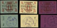 zestaw 3 banknotów, 10 fenigów 11.06.1919, numer