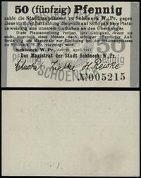 50 fenigów 20.04.1917, numeracja 005215, piękne 