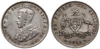 2 szylingi (floren) 1916 M, Melbourne, srebro, K