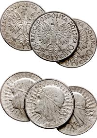 zestaw: 3 x 10 złotych 2 x 1932 i 1 x 1933, głow