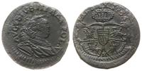 grosz (3 szelągi) 1754 H, Gubin, moneta z końców