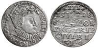 trojak 1588, Ryga, odmiana z dużą głową króla (k
