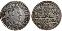 trojak 1597, Olkusz, korona z szerokim rondem, b