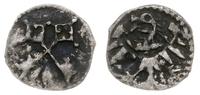 halerz 1450-1454, Aw: Dwa skrzyżowane klucze; Rw