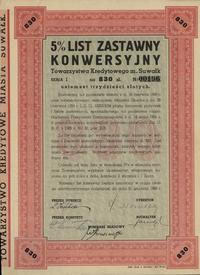5 % list zastawny na 830 złotych 1940, seria I, 