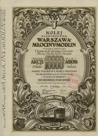 Polska, 10 akcji po 1.000 złotych, 1921