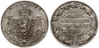 2 korony 1907, Kongsberg, srebro próby '800', ba