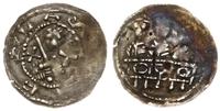 denar 1157-1166, Aw: Popiersie księcia na wprost