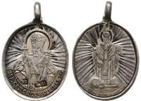 medalik religijny z uszkiem, Aw: Półpostać święt
