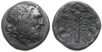 brąz 158-150 pne, Aw: Głowa Zeusa w prawo, Rw: m