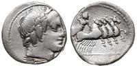 denar 86 pne, Rzym, Aw: Głowa Apollo w wieńcu dę