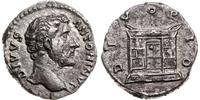 denar pośmiertny 162, Rzym, Aw: Głowa zmarłego c