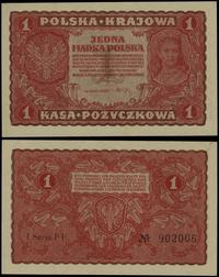 1 marka polska 23.08.1919, seria I-FF, numeracja