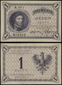 1 złoty 28.02.1919, seria 17I, numeracja 013913,