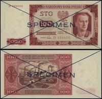 100 złotych 1.07.1948, seria D 123456 / D 789000