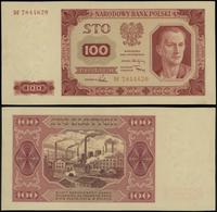100 złotych 1.07.1948, seria DF, numeracja 78446