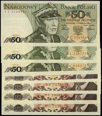zestaw 7 banknotów 4 x 1.12.1988 i 3 x 1.06.1986
