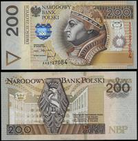 200 złotych 25.03.1994, seria AA, numeracja 5727