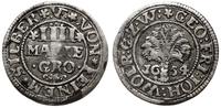 4 grosze maryjne (mariengroschen) 1654, moneta p