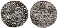 trojak 1599, Wschowa, wariant z tytulaturą króla