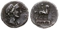 denar 114-113 pne, Rzym, Aw: Głowa Romy w prawo,