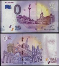 banknot kolekcjonerski 0 Euro - Warszawa 2019, s
