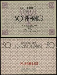 50 fenigów 15.05.1940, numeracja 860185 w kolorz