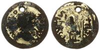 naśladownictwo monety złotej (aureusa) , Aw: Pop