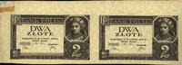 2 złote 26.02.1936, 2 nierozcięte banknoty, stro