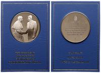 medal pamiątkowy - spotkanie papieża z prezydent
