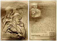 Stany Zjednoczone Ameryki (USA), złota karta z papieżem Janem Pawłem II, 1995