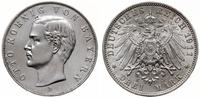 3 marki 1911 D, Monachium, ładne, AKS 202, Jaege