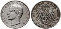3 marki 1909 D, Monachium, delikatna patyna, AKS