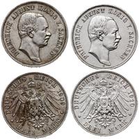 lot 2 x 3 marki 1909 E, 1910 E, Muldenhütten, pa