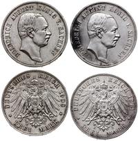 Niemcy, zestaw 2 x 3 marki, 1909 E, 1911 E