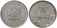 100.000 złotych 1990, Warszawa, " mała Solidarno