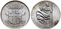 1.000 lirów 1985, Rzym, srebro próby '835', KM Y